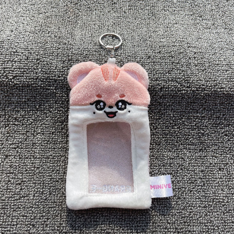 KPOP IVE MINIVE Bus Meal Card Plush Holder Student ID Certificate Protective Cover Wonyoung Yujin Liz Gaeul Rei Leeseo Fans Gift