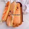 Item Name: Pencil Case Material: Plush Features: Smooth Zipper, Large Capacity, Cartoon, Portable Size Details: 20cm X 9cm X 8cm/7.87" X 3.54" X 3.15"(Approx.)