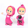 10 Pcs Masha and the Bear Action Figure Anime Model Cartoon Toys For Friends gifts