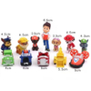 12pcs Paw Patrol Figures Pawed Canina Anime Cartoon PVC Model Doll Toys Car Canine Children Birthday Christmas Gift