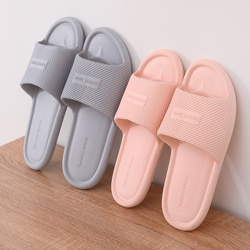 OEM Custom New Designs PVC EVA Beach Summer Slides Indoor Sandals Smiley Face Fashion House Slides Slippers for Women