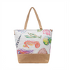 Women's Messenger Bag Leaves Printed Canvas Handbags Large Capacity Totes Fashion Ladies Portable Zipper Beach Shoulder Bag