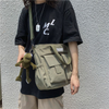 Waterproof Shoulder Bag Women's Multi Nylon Messenger Bag Preppy Canvas Handbag Women