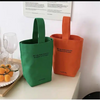 100Pcs/Lot Wholesale mini coffee canvas tote bag cotton shopping fashion bag Cotton handle bag