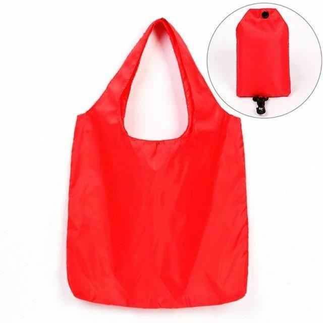  Portable Folding Eco Friendly Nylon Grocery Shopping Bag Tote Pouch Organizer