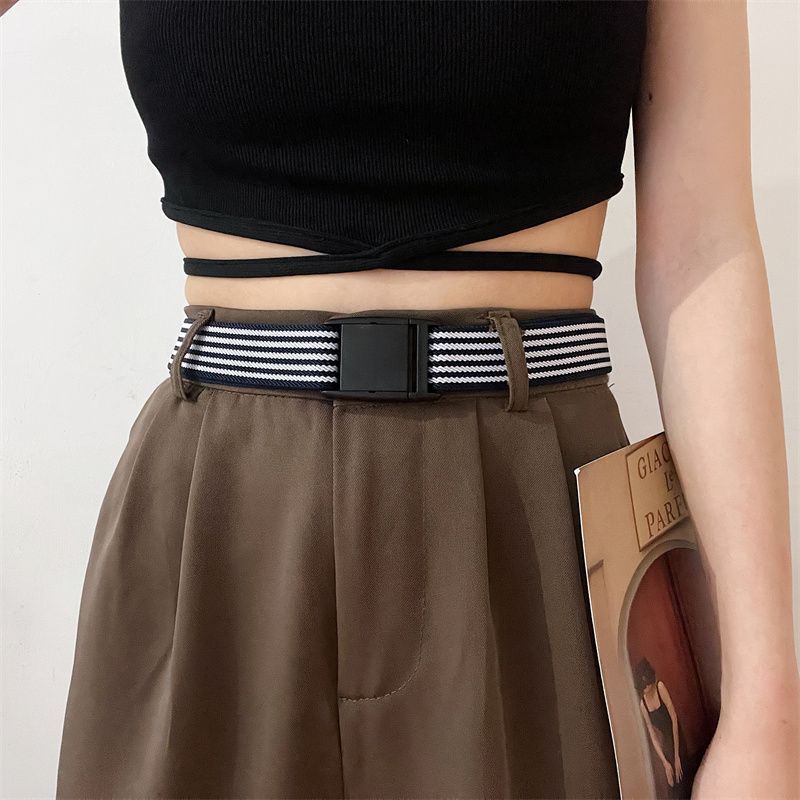 Premium Sense of Belt Ladies Lazy Elastic Waistband Female Elastic Jeans Trouser Belt Men Trouser Waist Tightening Waist Goddess