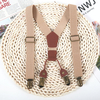 Cute Children Belt Boys Girls Colorful Suspenders Clip-on Y-Back Braces Elastic Adjustable Kids Formal Wear Accessories Gift