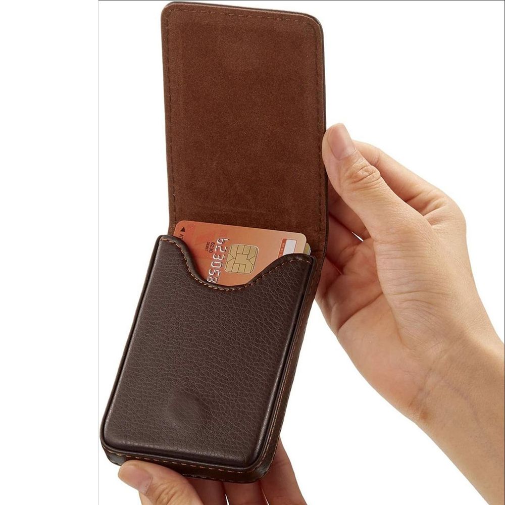 New Business Card Holder Men's Card ID Holders Magnetic Attractive Card Case Box Mini Wallet Male Credit Card Holder