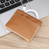 Mini Personalized Fashionable Change Bag Card Bag Genuine Leather ID Bag Credit Card Anti Demagnetization Portable Card Bag