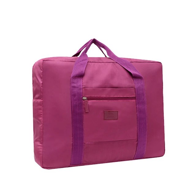 Lightweight Foldable Travel Duffel Bag: Unisex Tote Carry-On Luggage for Weekenders & Overnight Stays