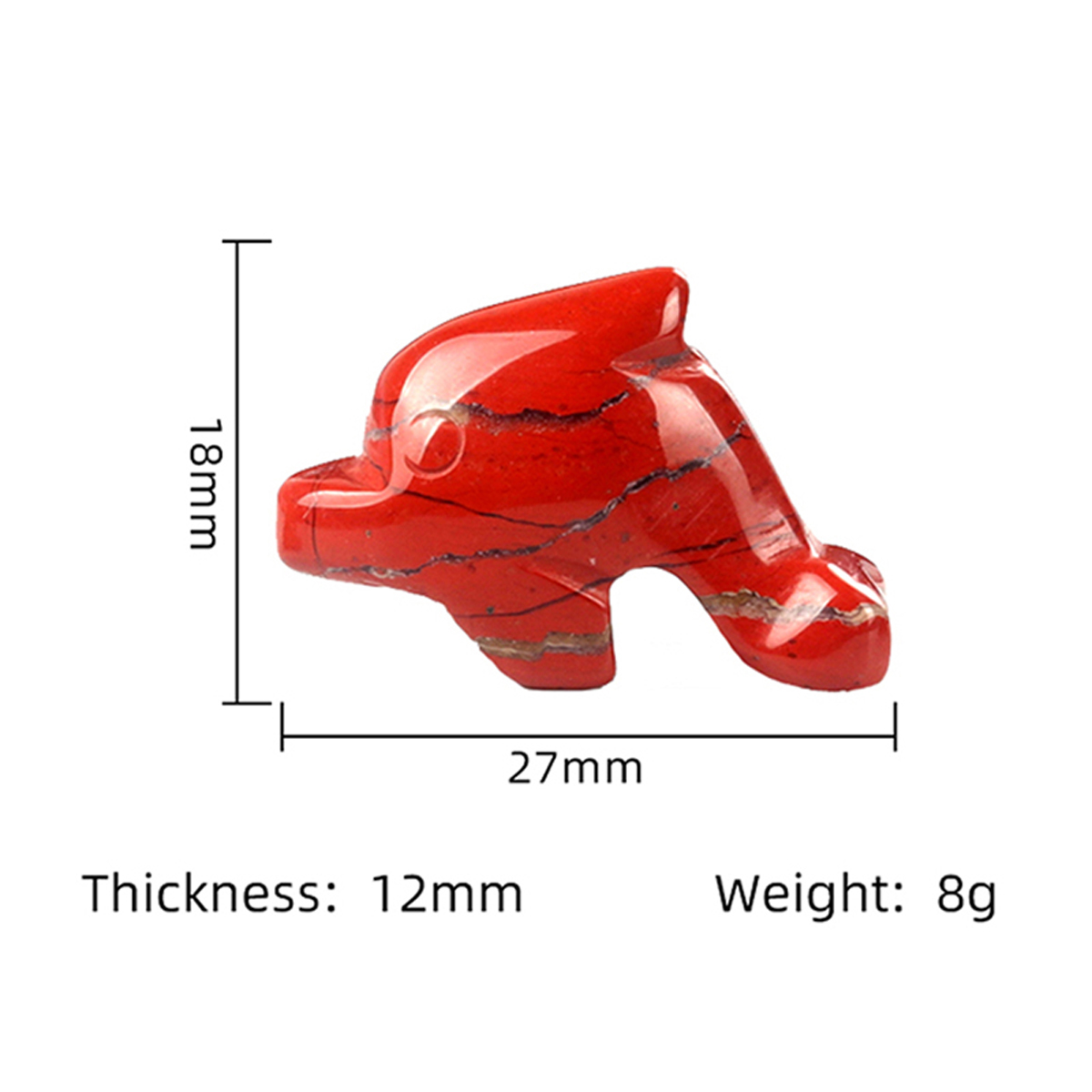 1PC Dolphin Statue Natural Tiger Eye Crystal Healing Stone Carving Gems Animal Figurine Crafts Home Decor Ornament Gifts