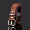 Children PU Leather Belts Boys Girls Kid Waist Strap Waistband Metal Buckle For Jeans Pants Trousers Dress Adjustable Belt