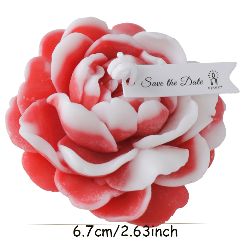 1 Pack Jasmine Scented Candle, Suitable for Holiday Wedding Parties, Indoor Use, Bedroom And Restaurant Decoration
