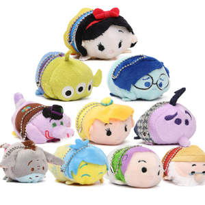 3.5" Mini Plush Toy Doll Cute Screen Cleaner Plush Toy Juguetes Snow White Mermaid Duck Dog Princess Cinderella Toys