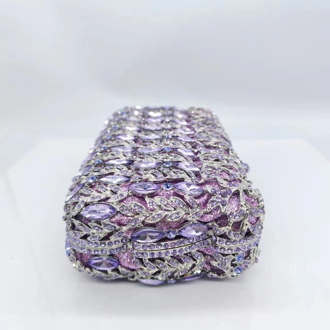 XIYUAN Gold/Purple/Silver Crystals Evening Clutch Bags Women 2024 New Rhinestone Purse Wedding Purses And Handbags Luxury Clutch
