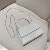 New Silver Bright Silk Evening Bag Women Elegant Fashion Banquet Clutch Chain Shoulder Bags Luxury Purse Female Handbag