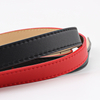 2.4X105cm Women Belts PU Leather Simple Metal Buckle Belt Girls Dress Jean Pants Waistband Belts for Lady Luxury Designer Brand