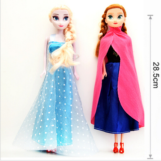 Original Princess Elsa Doll Anna Snow Queen Children Girls Toys Birthday Christmas Gifts For Kids Sharon Dolls