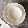 Customization Restaurant Round Smooth Glaze Bulk Cereal Bowls / High White Ceramic Soup Bowl