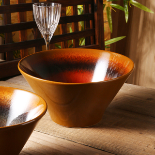 High Quality Creative Ceramic Soup Ramen Noodle Bowl 7 / 8 Inch Round Bowl Set Japanese Ramen Noddle Bowl