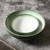 Customized Oval Ceramic Bowl Salad Glaze Irregular Bowls Fruit Deep Plate Wholesale Porcelain Mexican Dinner