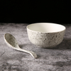 Factory Direct Wholesale Japanese Design Matte Cheap Big Under Glazed Bowls Ceramic Salad Bowl