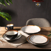 Modern Stoneware Dinnerware Set Wholesale Ceramic Plate Dinnerware Sets for Home Restaurant Wedding