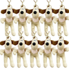 Cartoon Plush Key Pendant Cute Dog Plush Pendant Plush Toy Keychain Girl Gift Cartoon Doll Doll Grab Machine Doll Key Pendant