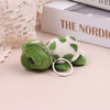 8cm Cute Cartoon Mini Turtle Doll Keychain Pendant Girl Woman Bag Doll Plush Toy Key Ring Jewelry Small Gift