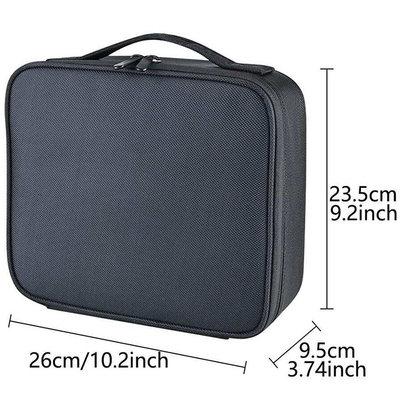  New Makeup Bag for Women Travel Waterproof Necessary Beauty Brush Embroidery Tool Storage Cosmetic Case Professional Makeup Box