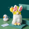 New Easter Long Eared Rabbit Standing Faceless Doll Doll Dwarf Showcase Home Decor