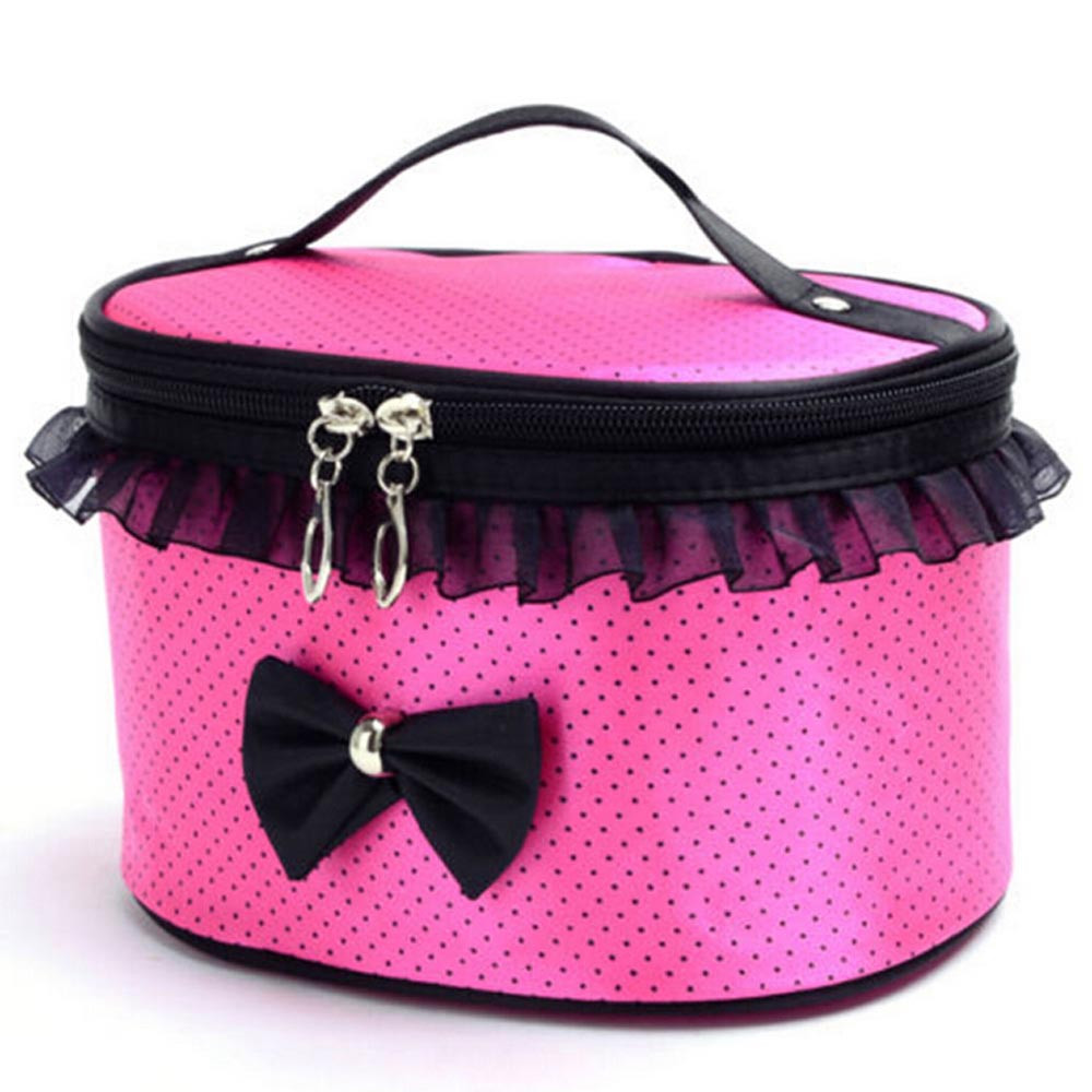 Multifunction Travel Clear Makeup Bag Fashion Polyester Cosmetic Bag Toiletries Organizer Waterproof Women Storage Make Up Cases