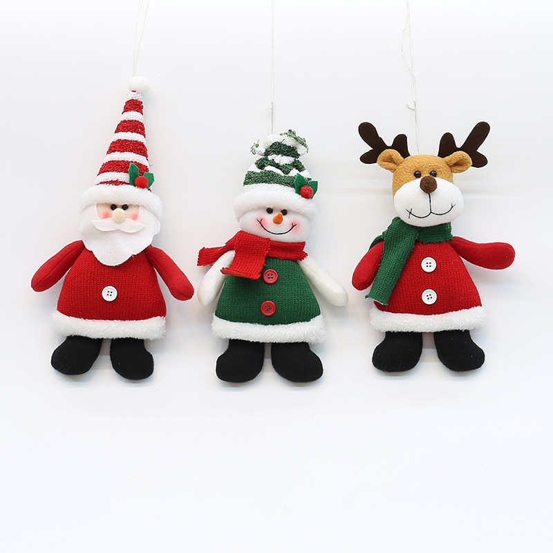 Small Wholesale Fabric Figurines, Christmas Tree Decorations, Small Hanging Ornaments, Pendants