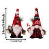 Christmas New Product Cane American Faceless Doll Knitted Bent Hat Dwarf Standing Doll Ornament