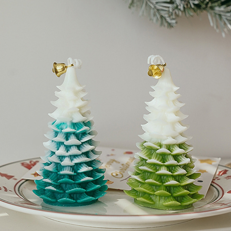 Creative Christmas Tree Aromatherapy Candle Soybean Wax Scented Candle New Year Navidad Party Gifts Xmas Home Decoration 2025