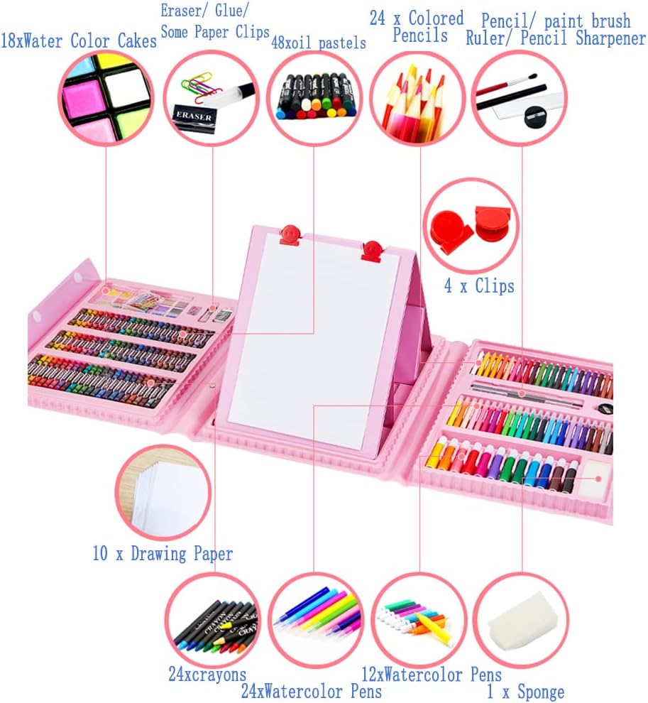 2024 New Design Customized Kids Art Painting Set Children's Painting Art Gift Box for Kids Drawing