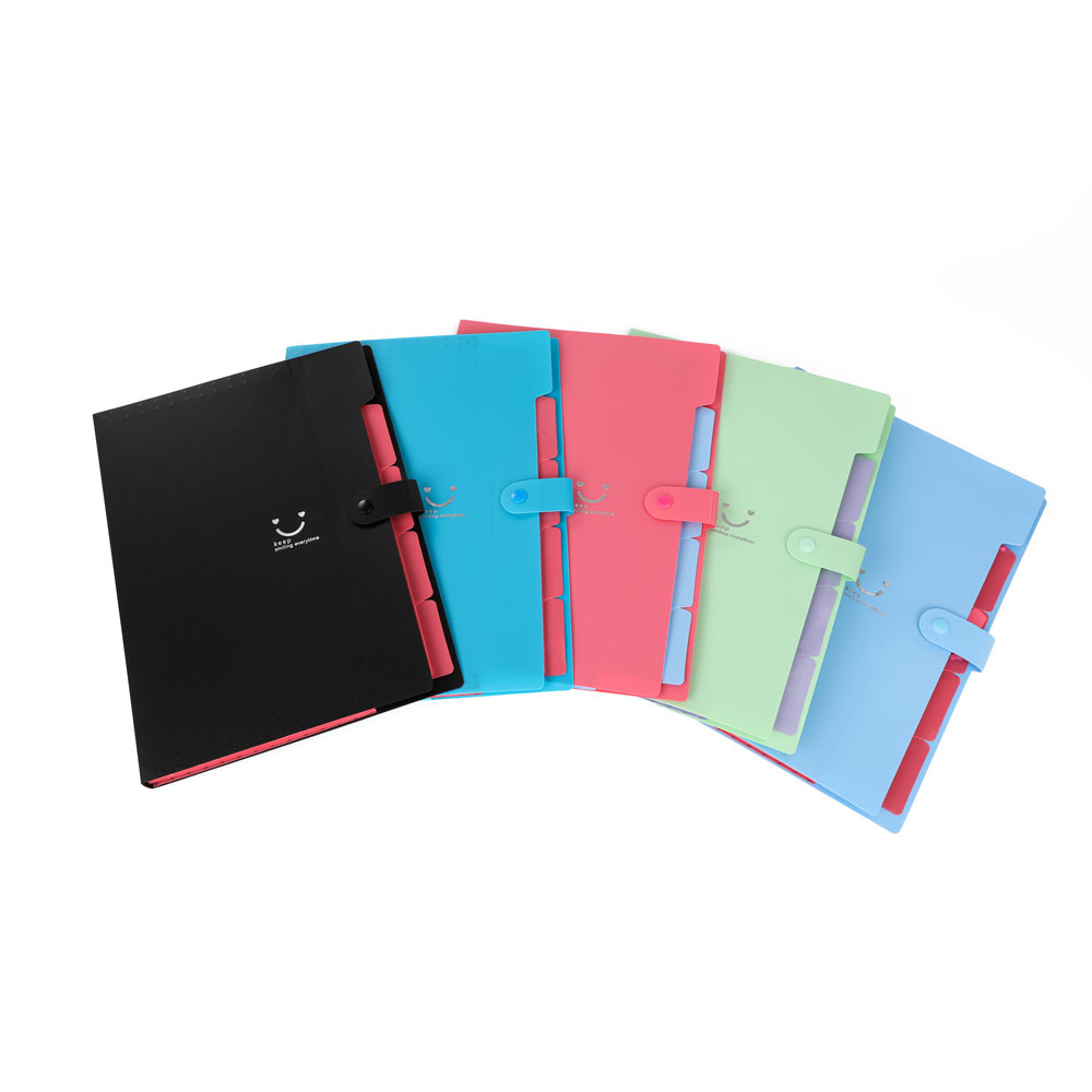 10 Pockets Waterproof PP Material Display Book A5 File Folder School Office Supplies Filing Products