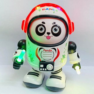 18cm Baby Electronic Panda Singer Dancer Toy with Light Cartoon Flashing Singing Dancing Music Animals Robots Toys Baby Gifts