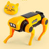 New Emo Robot Solar Electric Mechanical Dog Cow Children Educational Assembly Tech Puzzle Toy Bionic Smart Robot Dog Toys Gifts