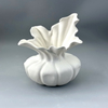 European Style Plain Fired White Ceramic Vase with Frosted Texture, Hydroponic Dried Flowers, Home Decoration Ornaments, Gifts, Handicrafts