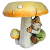 Custom Painted Animal Pattern Resin Statues Outdoor Garden Decorations Candy Dwarf Mushroom Anime Ornaments for Courtyard Home
