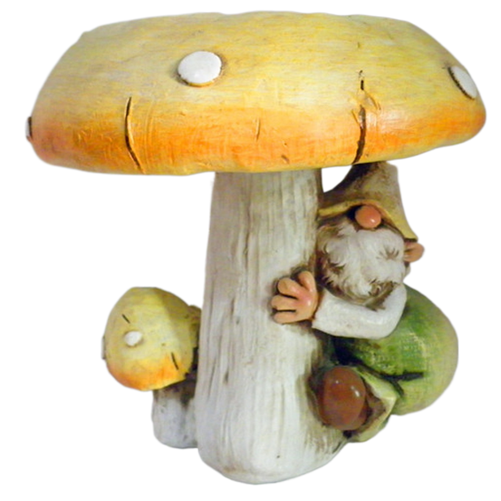 Custom Painted Animal Pattern Resin Statues Outdoor Garden Decorations Candy Dwarf Mushroom Anime Ornaments for Courtyard Home
