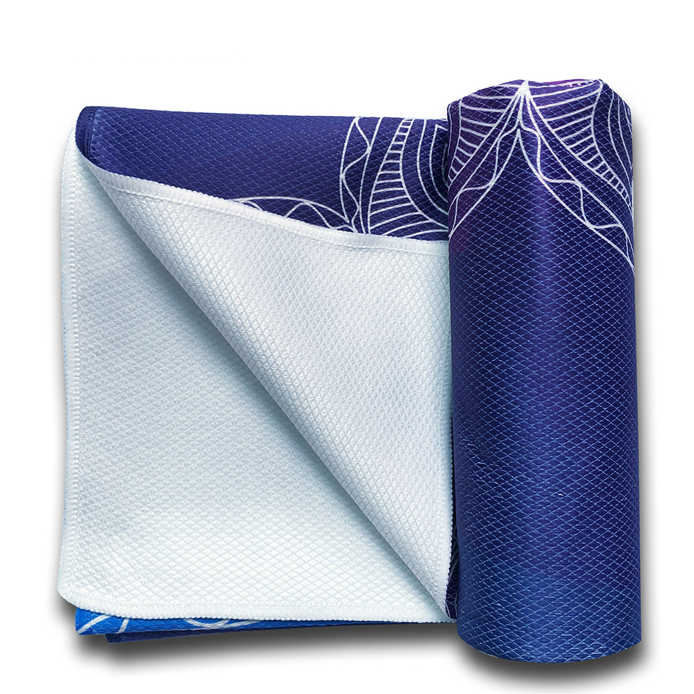 183*63cm Anti Skid Microfiber Thin Yoga Mat Non Slip Fitness Mat Cover Towel Shop Towels Pilates Blankets Home Fitness Exercise