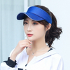 Summer Hat For Women Breathable Ponytail Sun Hats Men Adjustable UV Protection Visor Empty Top Patchwork Sport Golf Running Caps