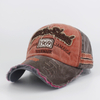 Unstructured Customized Embroidery Logo 6 Panel Suede Baseball Cap