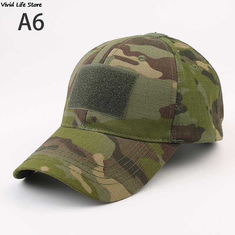 Sports Caps Camouflage Tactical Army Soldier Combat Paintball Adjustable Summer Snapback Sun Hats Men Women