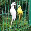 25cm Handmade Simulation Parrot Creative Feather Lawn Figurine Ornament Animal Bird Garden Prop Decoration 12/13/14/15/16CM