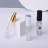 10ml Portable Leaf Decorative Pattern Glass Perfume Bottle With Atomizer Empty Cosmetic Mini Refillable Bottles