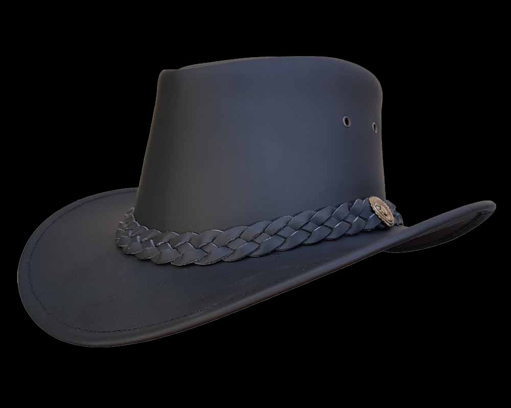 Cowboy Leather Hat Western Hats Casual Hat with Shower Proof Top