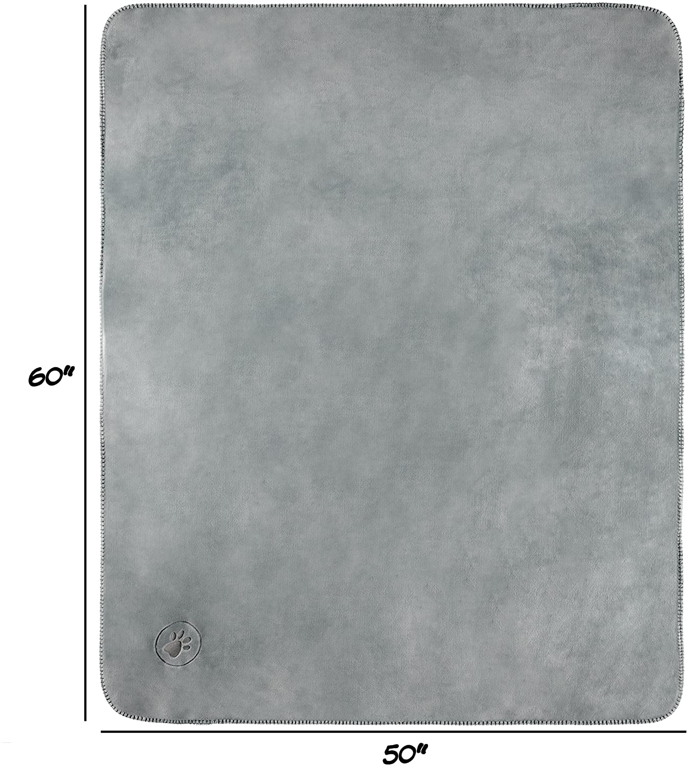  ODM Polyester Reversible Light Grey Dog Waterproof Pet Blanket